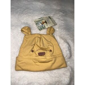 Vintage Disney Winnie the Pooh Baby Hat Cap Beanie Face Bear Ears Classic